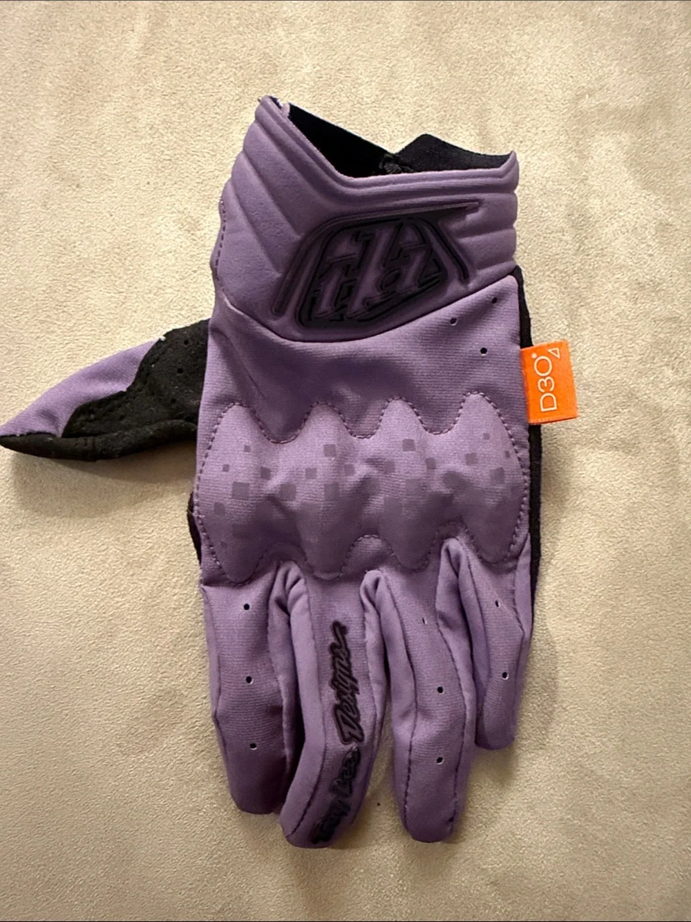 NWOT Troy Lee Designs Women’s Gambit Bike Riding Gloves Deep Purple/Black Small